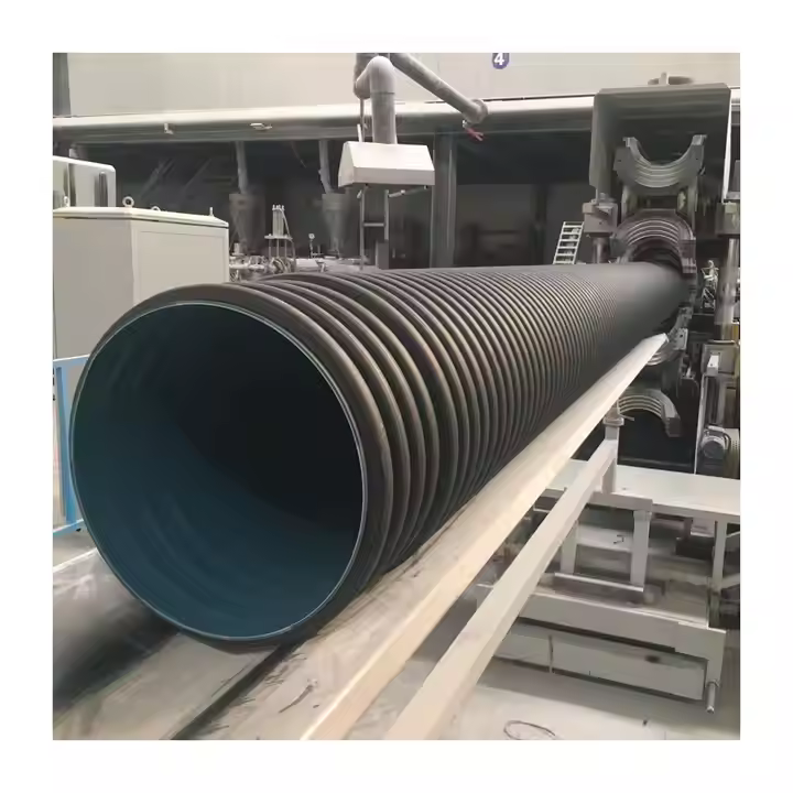 Steel Reinforced HDPE Winding Drainage Pipe Line